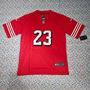 Christian McCaffrey San Francisco 49ers Red Jersey No. 23